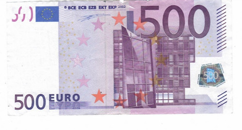 Banconota 500 euro 2002 - banconota,