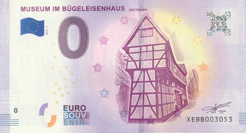 Null euro schein - schein, souvenir