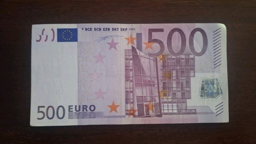 Banconota 500 euro serie - banconota, da