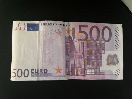 Banconota 500 euro serie - 500,