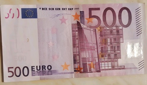 Banconota 500 euro - euro, 2002