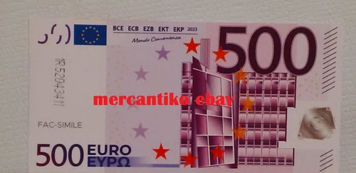 500 euro banconota facsimile - banconota,
