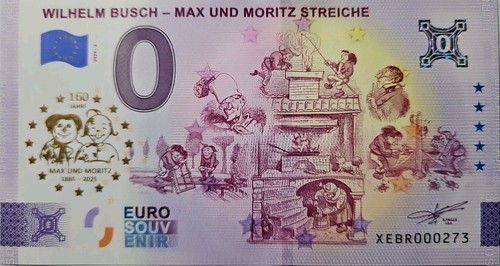 Banconota euro wilhelm busch - banconota, 0