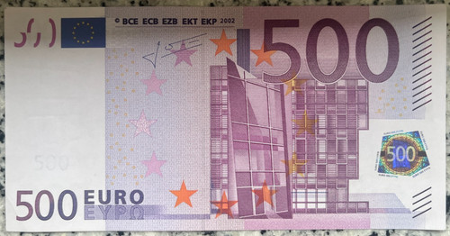 Banconota 500 euro - 500, serie