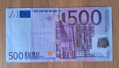 Banconota 500 euro - euro, 2002