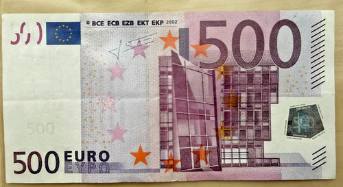 Banconota unione europea 500 - unione,
