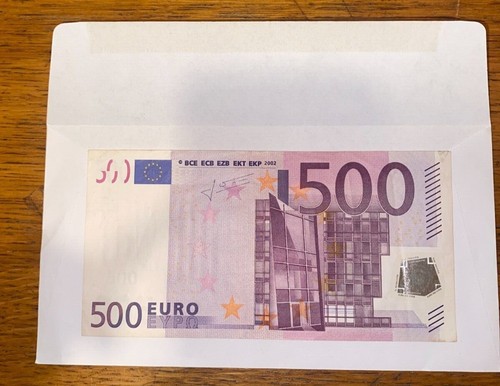 Banconota euro 500 - euro, x