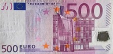 BANCONOTA DA 500 EURO SERIE X0