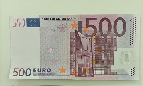 Banconota 500 euro 2002 - banconota, rara