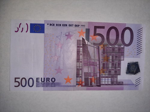 Banconota 500 euro trichet - banconota,
