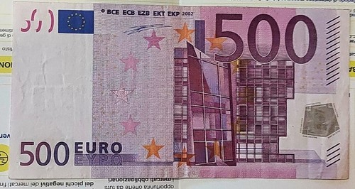 Banconota 500 euro serie - banconota,