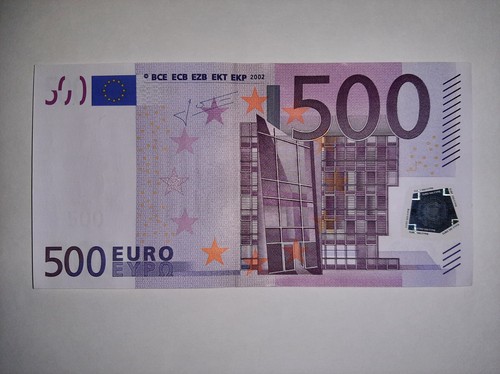 Banconota 500 euro trichet - banconota,