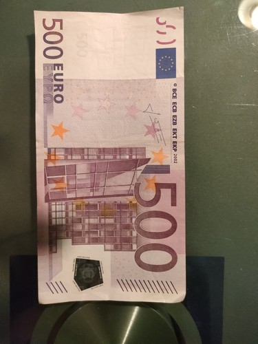 Banconota 500 euro 2002 serie - banconota,