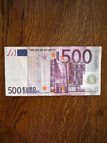 Banconota rara euro - , 500