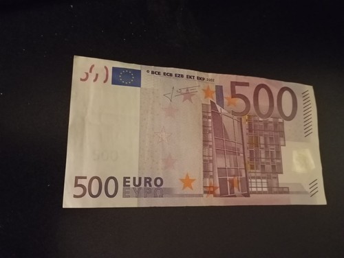 Banconota 500 euro introvabile - 500,