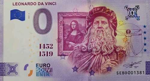 Banconota euro leonardo da - 0,