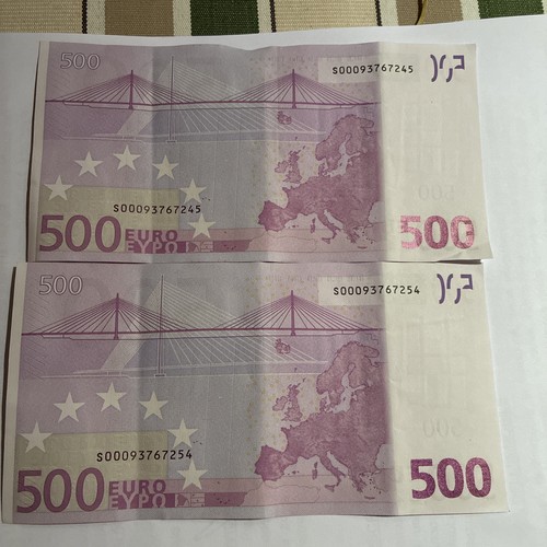 Banconota 500 euro rara - banconota,