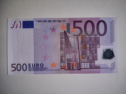 Banconota 500 euro trichet - 500,