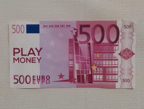 Fac simile banconota - 500, euro