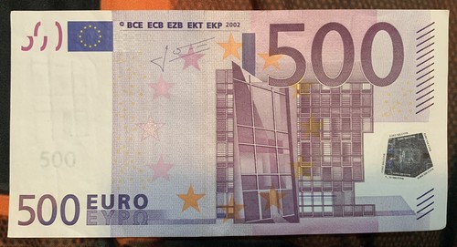 Banconota 500 euro da - da,