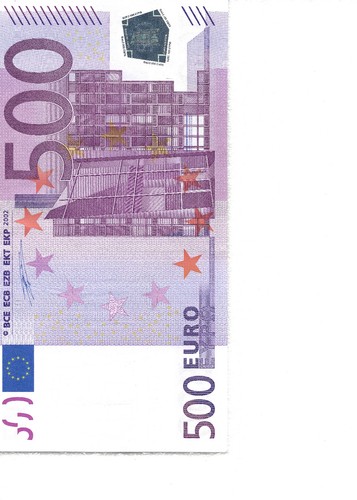 Banconota 500 euro - , prima