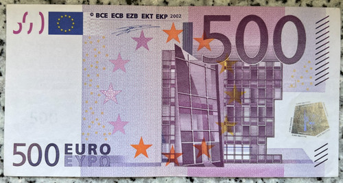 500 euro germania serie - 500, x