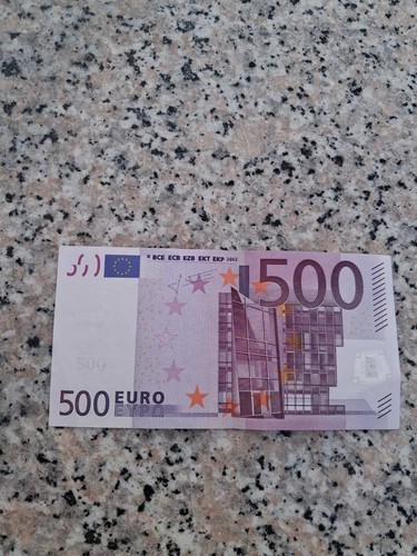 Banconota 500 euro serie - 500,