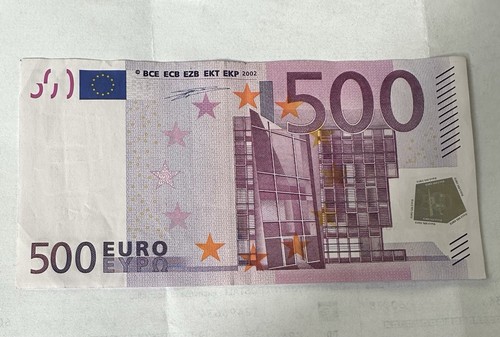 Banconota 500 euro serie x00 - banconota,