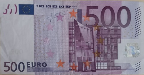 Banconota 500 euro 2002 - da, 500€