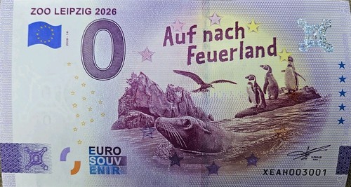 Banconota euro zoo lipsia - zoo, di
