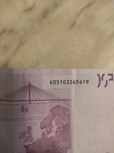 Banconota 500 euro trichet - banconota, da